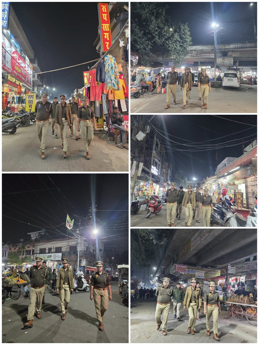 #Lucknow_Police
<a href="/LkoCp/">CP LUCKNOW</a> के निर्देशन में <a href="/dcpcentrallko/">DCP Central Lucknow</a> के नेतृत्व में #सुरक्षा_व्यवस्था हेतु।थाना कैंट पुलिस टीम द्वारा #मॉल/वाहन/#मार्केट/#मार्गों/#चौराहों/ पर #पैदल_गश्त/सघन चैकिंग कर रखी जा रही सतर्क दृष्टि।

<a href="/dgpup/">DGP UP</a> <a href="/adgzonelucknow/">ADG Zone Lucknow</a>
<a href="/lkopolice/">LUCKNOW POLICE</a> <a href="/Uppolice/">UP POLICE</a>