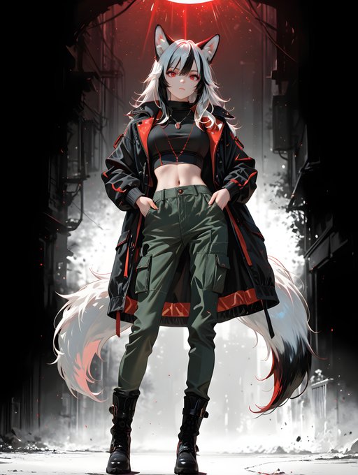 neonlights600's tweet image. Embracing the unknown, with style.  #anime #character_design  by @000chun000_