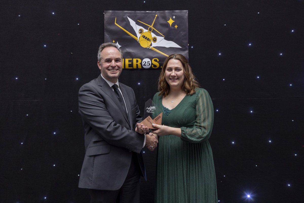 NHEROs 25 Awards: Mrs Emily Hayward has been the driving force behind the RAF Northolt Bumps &amp; Babes Club, building an enthusiastic Committee to provide a regular hub for parents. She’s justifiably worthy of the Envoy to the Community Award, kindly presented by Universal Aviation