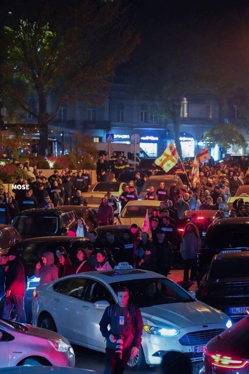Georgia, EVERY evening since November 28, 2024.

It's the longest daily national resistance that's google-able.

They cannot stabilize the dictatorship.

We just need better resources to consolidate a final blow to the Russian regime.

You can help us with this.

#GeorgiaProtests