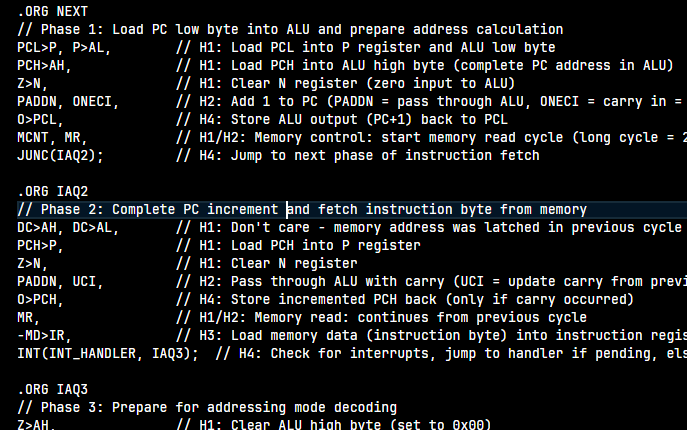 I try to rebuild the TMS7000 microcode ROM, mostly guesswork😒Frustrating that the listing exists in TI’s archives but hasn’t been scanned yet...