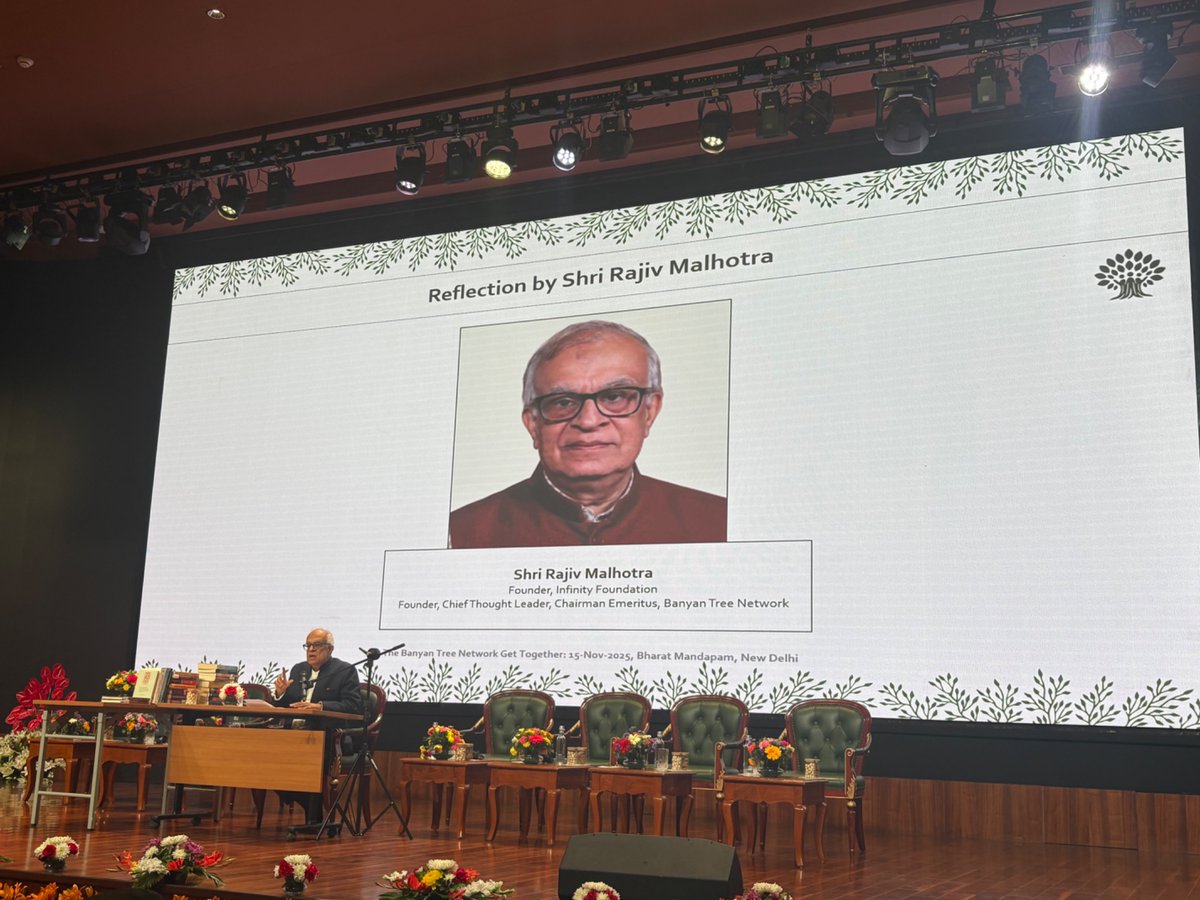 x_rahulraj's tweet image. Was super lucky to listen to @RajivMessage ji today. I was unaware of depth and breadth of work done by him. Also got the opportunity to meet many great people at Banyan Tree Network 🙂