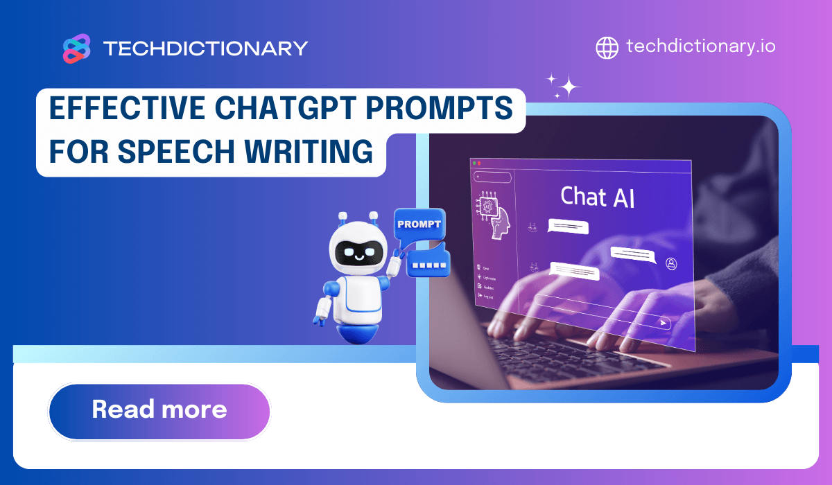 TechDictionaryy's tweet image. Looking to craft impactful speeches effortlessly? ChatGPT prompts for speech writing can help you quickly generate ideas, structure your content, and refine your message. With AI&apos;s support, you can fo...

👉 View more: techdictionary.io/chatgpt-prompt…

#ArtificialIntelligence #Blogs