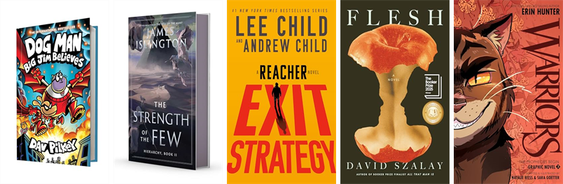 This week the Topsfield Town Library has 166 new books.  New items include Dog Man 14, The Strength of the Few, Exit Strategy, Flesh, Between Two Kings, Kiss of the Basilisk, Warriors #3, Book of Lives, Guess Again, and Spark of the Everflame. wowbrary.org/nu.aspx?p=9229…