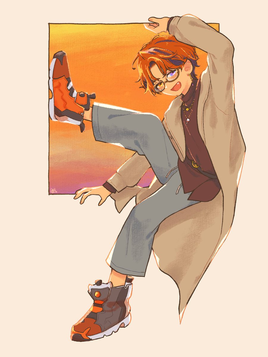 秋冬衣装の足元好き🍂
 #描クテル