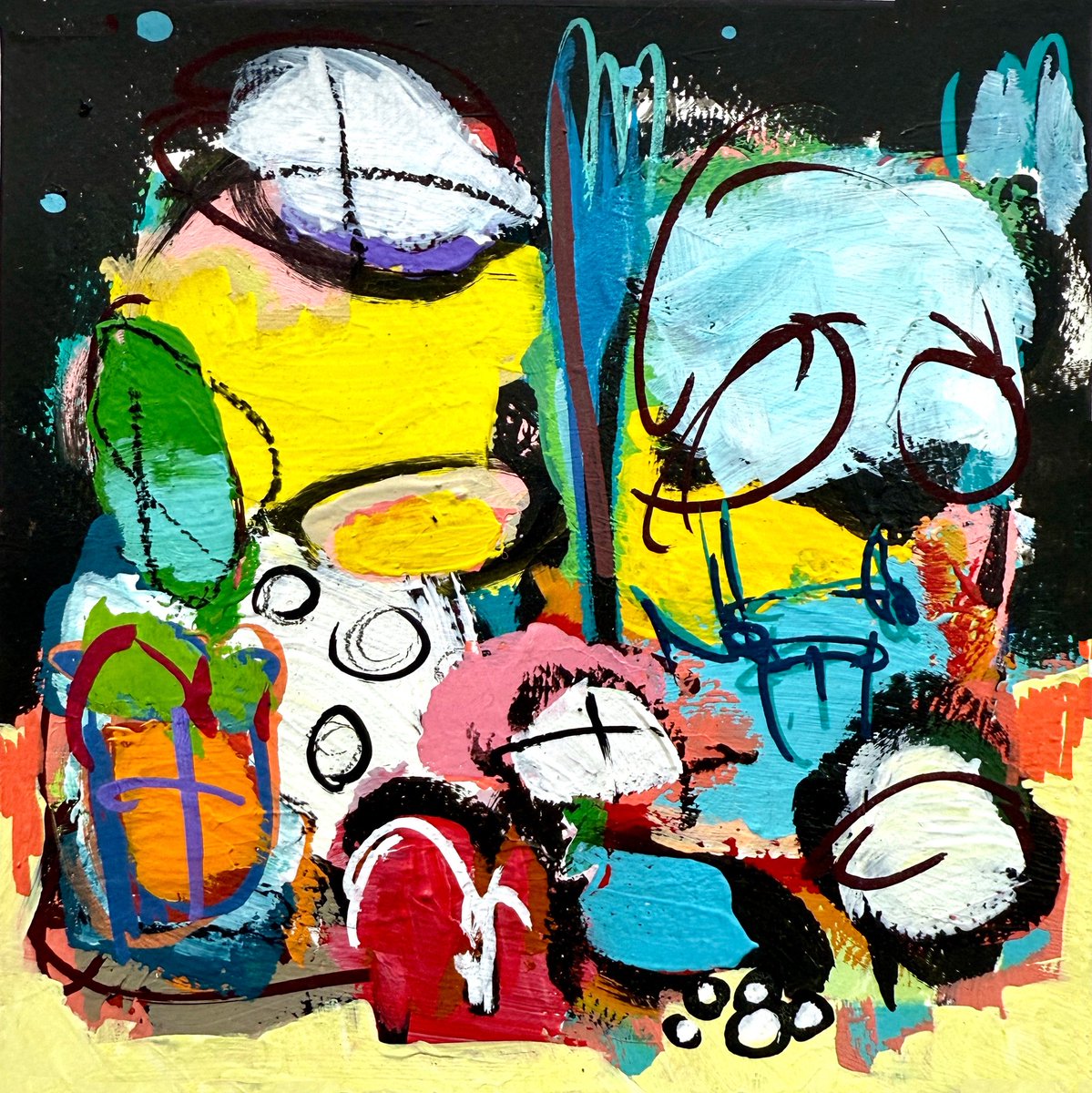 artsbyamanda's tweet image. #art #panting #abstractfigure #abstractexpressionism