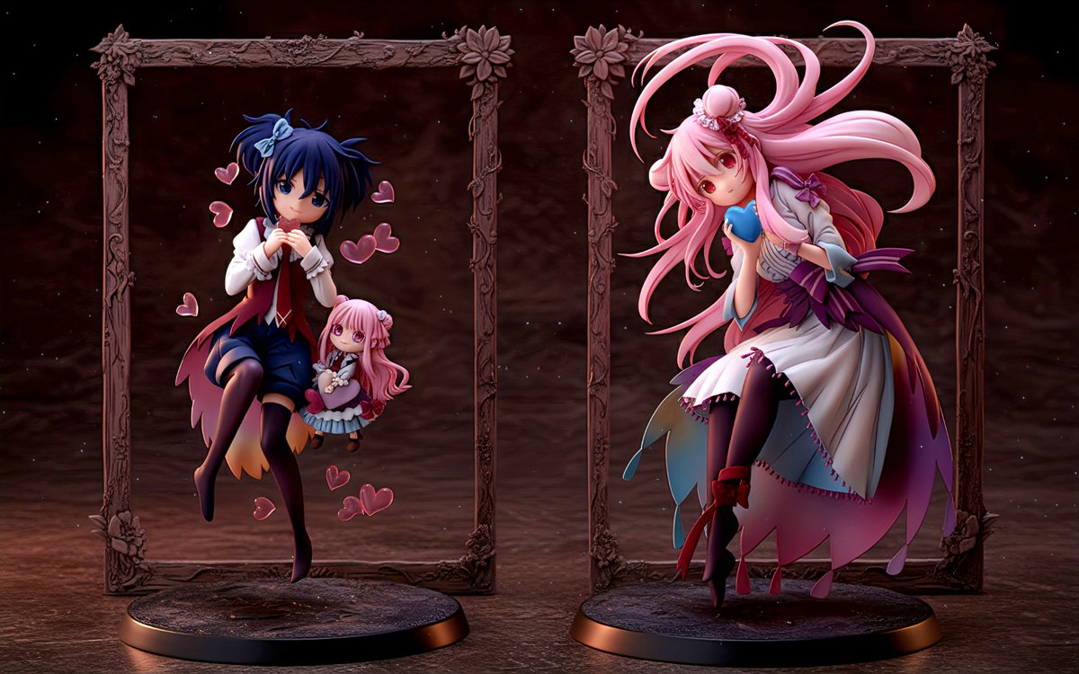 AIが作ったさとうちゃんとしおちゃんのフィギュア #ハッピーシュガーライフ