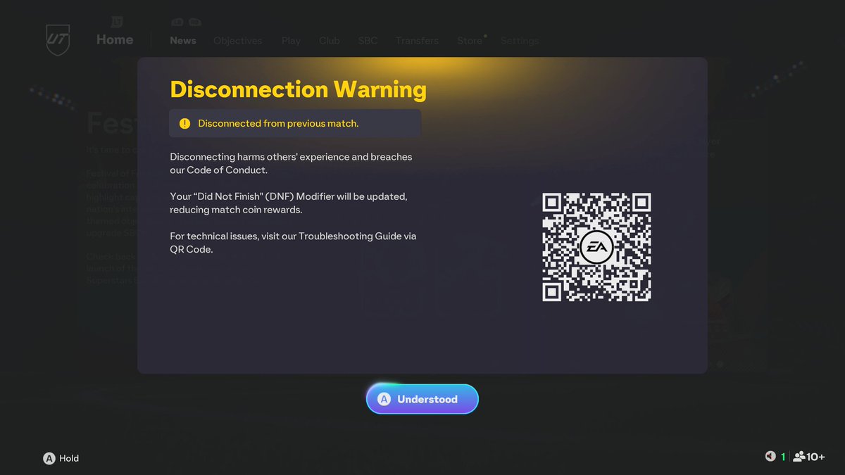 KenzieRetro's tweet image. Your servers are still useless, when is this issue going to be fixed @EASFCDirect 

Never by the sounds of it