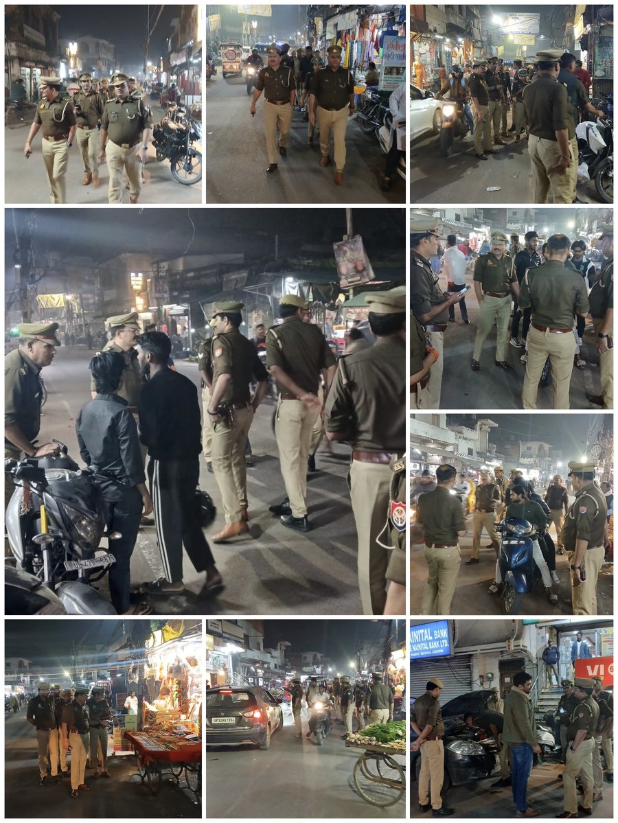#Lucknow_Police
<a href="/LkoCp/">CP LUCKNOW</a> के निर्देशन में <a href="/dcpcentrallko/">DCP Central Lucknow</a> के नेतृत्व में #सुरक्षा_व्यवस्था हेतु।थाना हसनगंज पुलिस टीम द्वारा #मॉल/वाहन/#मार्केट/#मार्गों/#चौराहों/ रेलवे स्टेशन पर #पैदल_गश्त/सघन चैकिंग कर रखी जा रही सतर्क दृष्टि।

<a href="/Uppolice/">UP POLICE</a> <a href="/112UttarPradesh/">Call 112</a>
<a href="/dgpup/">DGP UP</a> <a href="/adgzonelucknow/">ADG Zone Lucknow</a>