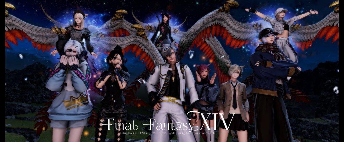 急遽でマウント部だったけど、呼んだらかならずフルパになってくれる頼もしいFCメンバーたちです(*'▽')ｂ
今日もたのしかった！
#FF14 #FF14SS #FF14フレンド募集中 #KRONOS_XIII #Yojimbo #フリーカンパニー