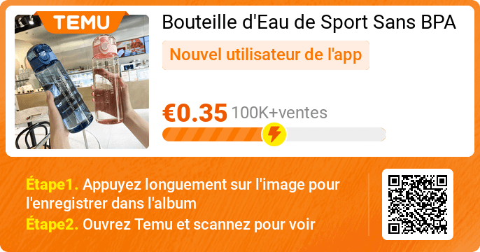 Siidoux_22's tweet photo. Bouteille d'Eau de Sport Sans BPA de 780ml avec Marqueur de Temps &amp; Citations Motivationnelles - Grande Capacité, Portable, Couvercle Rabattable Étanche pour Activités en Plein Air, Gym, ou Hydratation
🎉 Offre exclusive [€0.35]
👉 lien de l'article: https://t.co/TAJaXJFzX3 https://t.co/RAwdNN7L5R