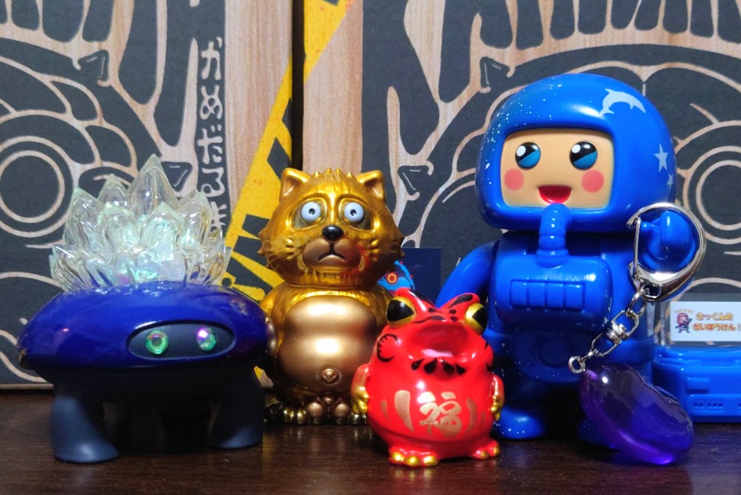 turtleyokai's tweet image. デザフェスお迎え品
⭐︎秋山徹郎さんのクリスタートル
⭐︎TOY SOLDIERさんの珍鉾
⭐︎ペインターネットさんのカエルーマ
⭐︎スペースサクさんのさっくん
⭐︎[CREARPRAY]さんの腎臓キーホルダー
お目当てのものはゲット出来ました✌️