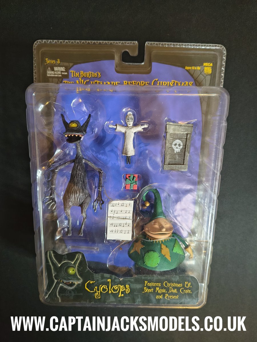 CaptainJModels's tweet image. Tim Burtons The Nightmare Before Christmas - NECA - Series 3 - Cyclops - Collectable Figure Set.
captainjacksmodels.co.uk

#nightmarebeforechristmas #nbc #captainjacksmodels #timburtonmovies #timburtonstyle #neca #necafigures #thenightmarebeforechristmas #cyclops #halloweentown