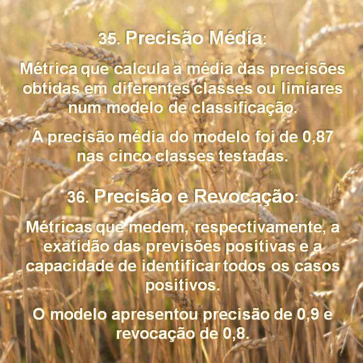 MaliMahda's tweet image. 36. Precisão e Revocação: Métricas que medem, respectivamente, a exatidão das previsões positivas e a capacidade de identificar todos os casos positivos.
O modelo apresentou precisão de 0,9 e revocação de 0,8.

#languagelearning 
#machinelearning
#machine_learning
#portuguese