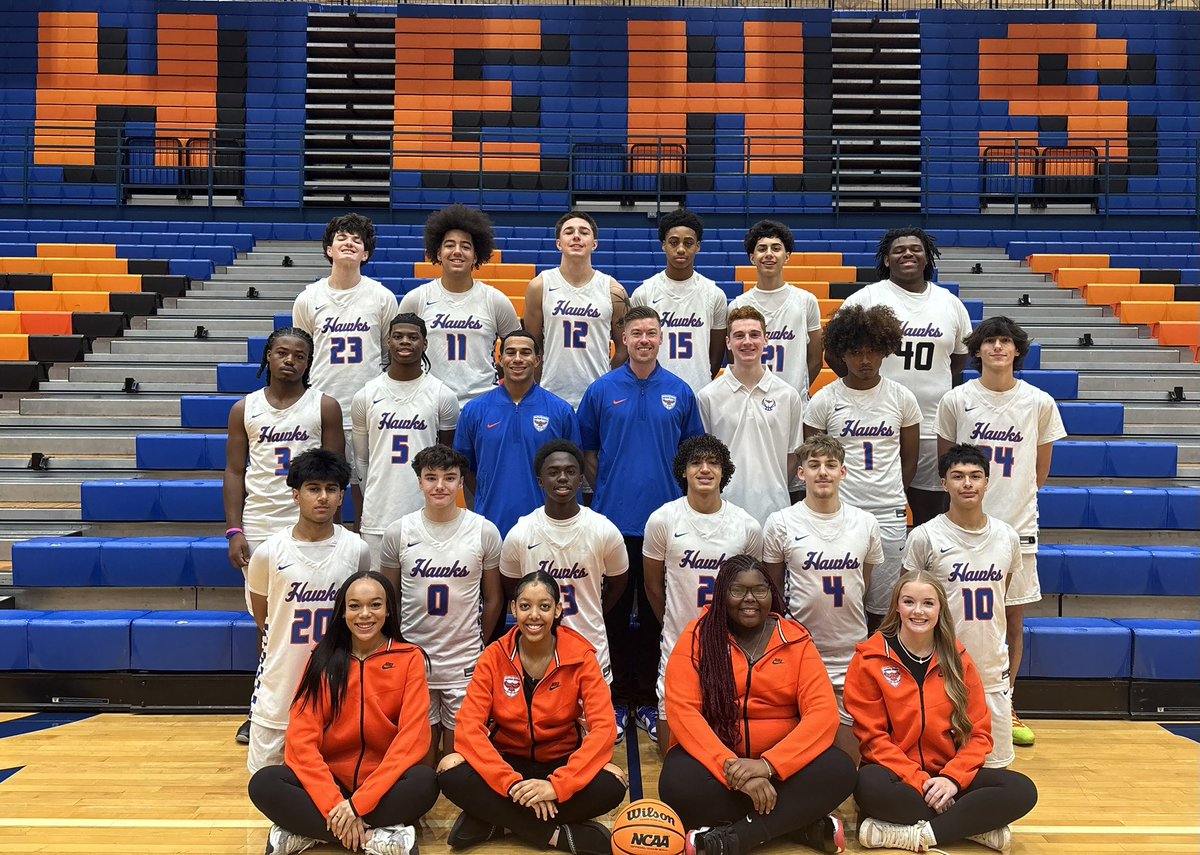 Your 2025-26 Varsity Hawks‼️🔵🟠🏀