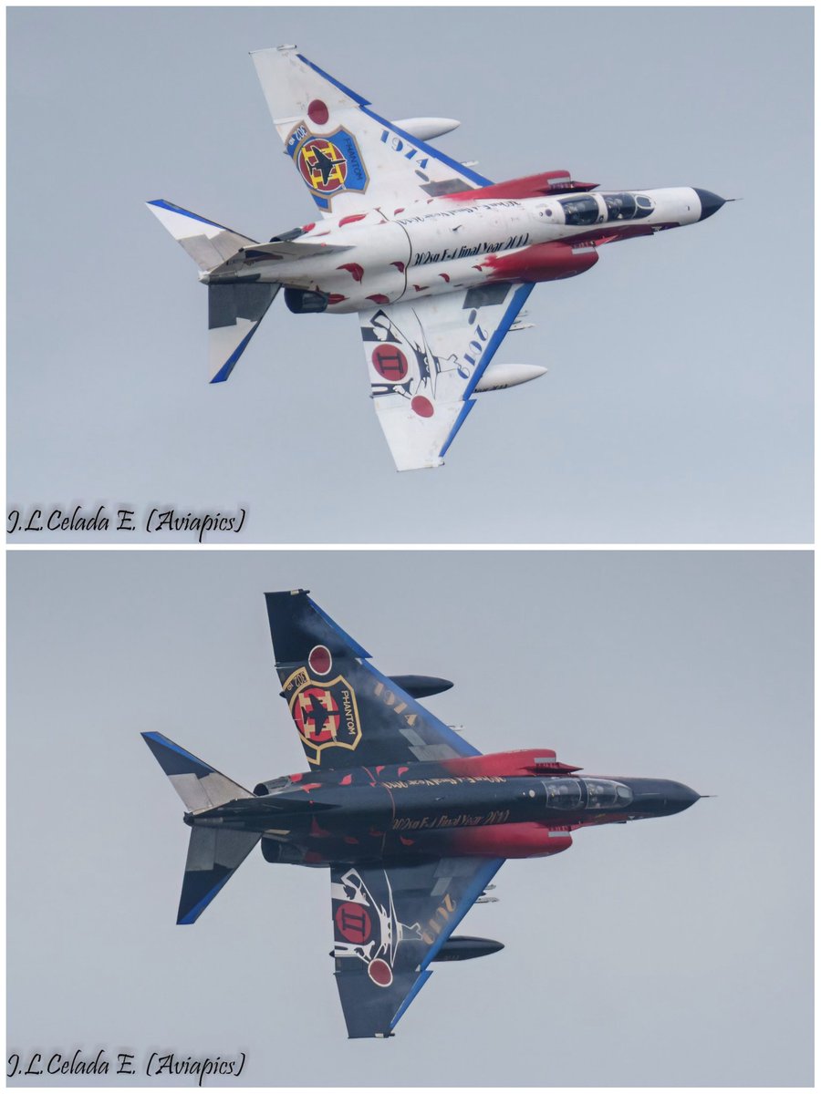 FOTOgrAAMA's tweet photo. #BuenasTardes aquí os dejamos unas preciosas instantáneas de #noviembre  del 2018 con la despedida del escuadrón de #Phantom #Japoneses

✈️
#F4EJ #Kai @JASDF_PAO_ENG
✈️

#JASDF @JASDF_PAO #phantomday #avgeek #aviation #aviation4u #japon

📷 Cortesía de nuestro socio @joseluiscel https://t.co/qPXUQWTz6T