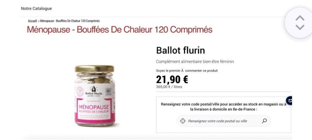 Chez <a href="/_NATURALIA/">NATURALIA</a>, il est possible de se procurer des "remèdes" homéopathiques contre la ménopause, fabriqués, tenez-vous bien, à partir de... "l’air brassé par le vol d’abeilles dans un pot". 
DE L'AIR, diluée dans l'eau, et vendue à 21,90 euros...

<a href="/LEXPRESS/">L'Express</a>
