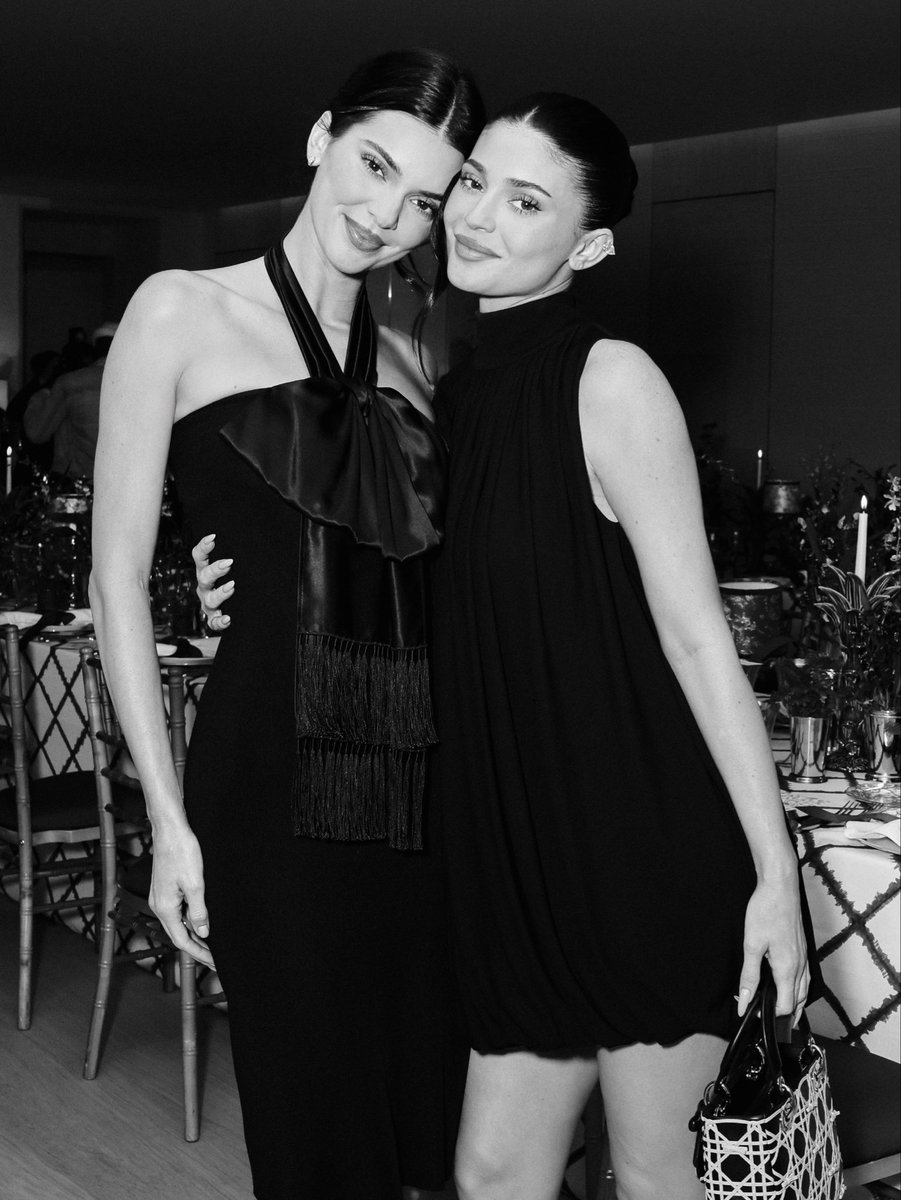 Kendall and Kylie Jenner celebrate the House of Dior Beverly Hills opening in Dior by Jonathan Anderson