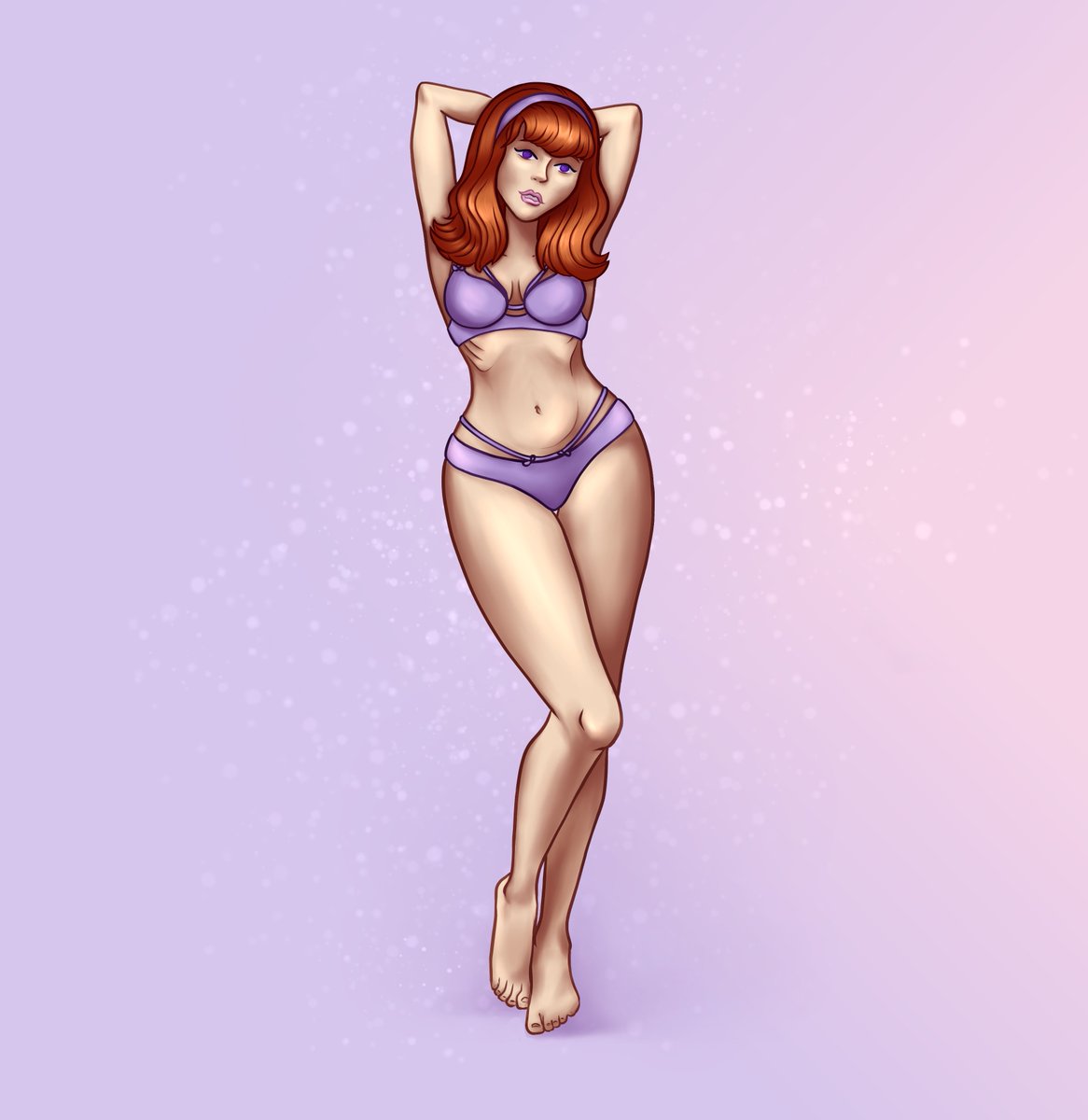 TeaseWave's tweet photo. This time I drew a slightly more explicit version оf Daphne😉#daphneblake #Scoobydoo #digitalart #drawing https://t.co/0oSwZ0e0FM