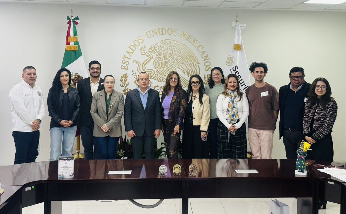 🎤🕊️ Llevamos a cabo la revisión final de #HipHopporlaPaz vertiente penitenciaria en el Órgano Administrativo Desconcentrado de Prevención y Readaptación Social de la <a href="/SSPCMexico/">Secretaría de Seguridad y Protección Ciudadana</a>, con la participación de su titular, Jacobo Olaf Rodríguez García, y del jurado del proyecto. Se
