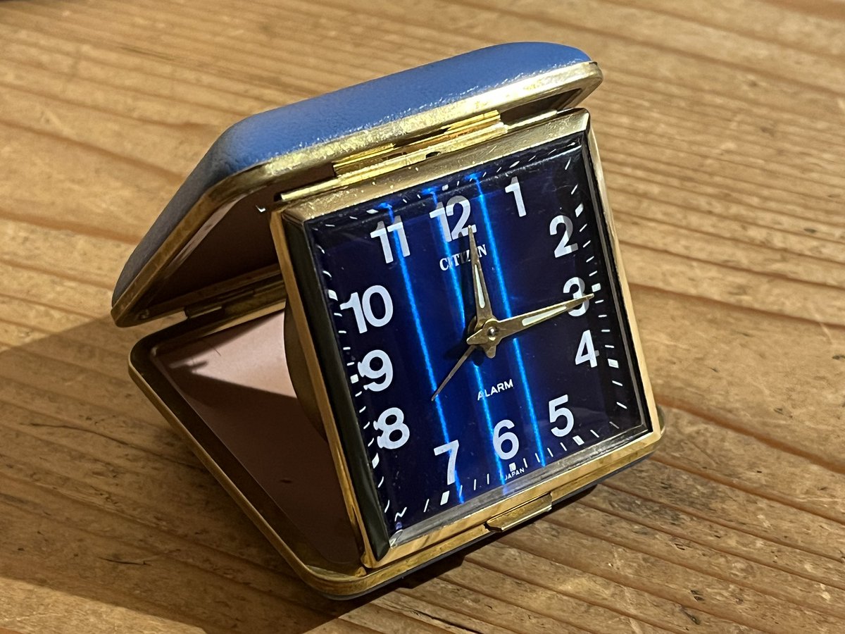 古道具屋で見つけた時計 昭和の手造り感が最高！