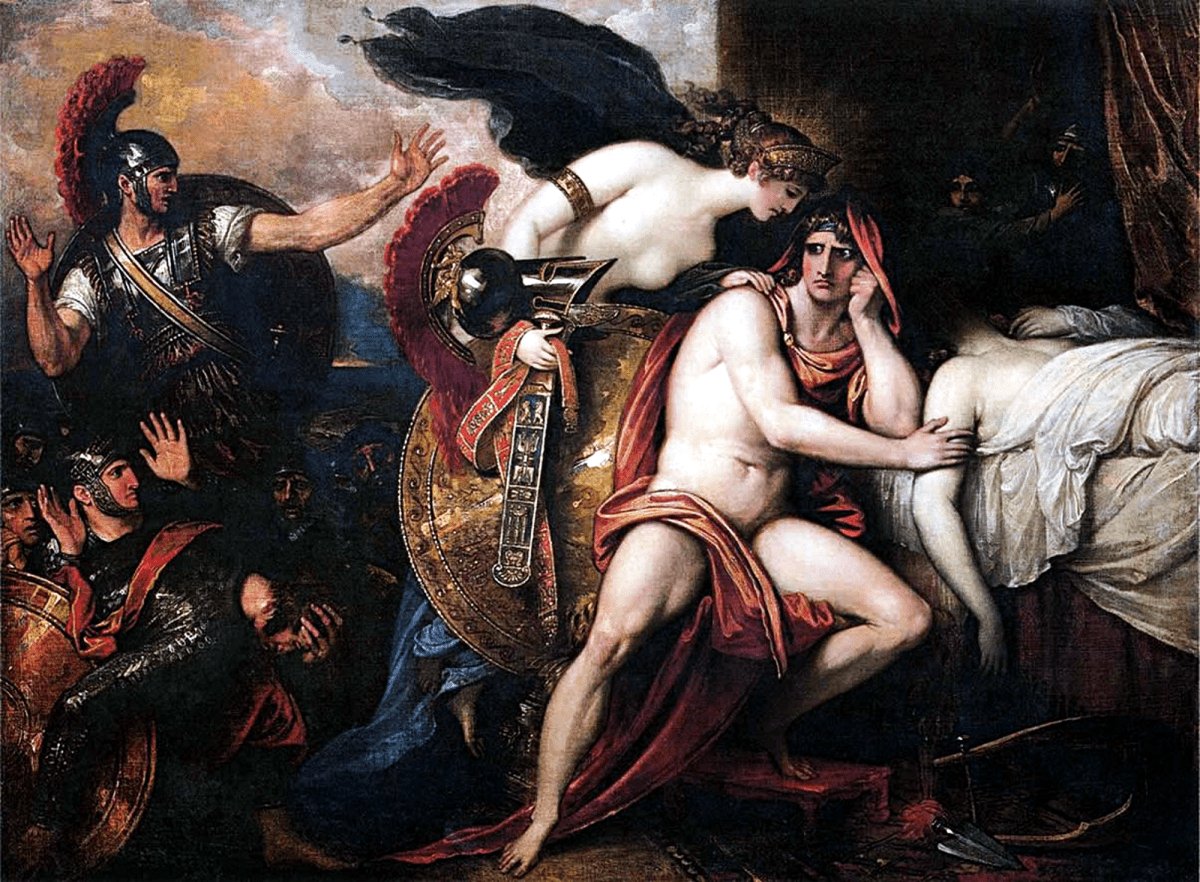 dailypelthetis's tweet photo. Thetis Bringing Armor to Achilles by Benjamin West https://t.co/MZ1sPKJ8OM