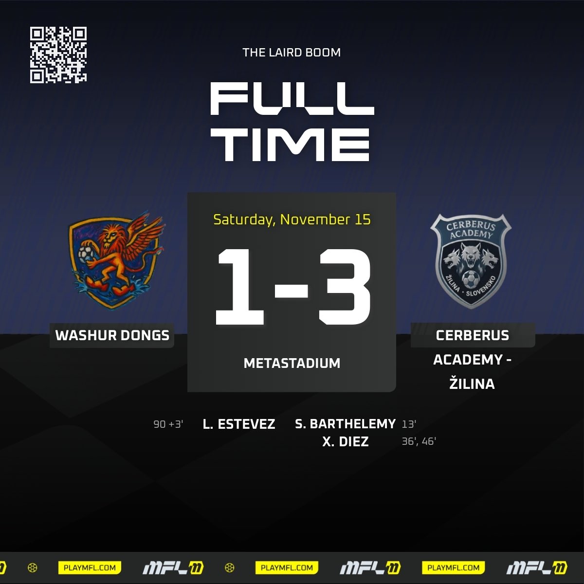 CerberusMFC's tweet image. Great victory by the team in the round of 32! We now face Ninja Farm 2 in the round of 16. #PlayMFL