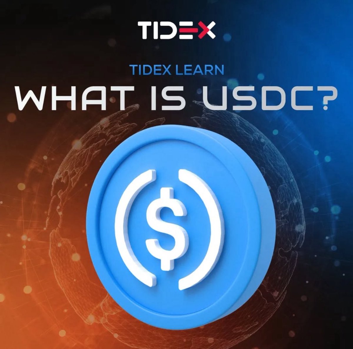tidex_exch's tweet image. Here&apos;s a quick primer on one of the most popular stablecoins out there, USDC: