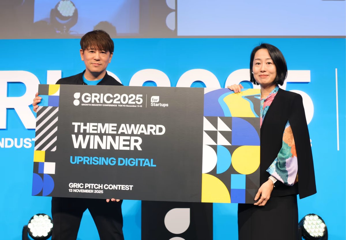 フォースタートアップス主催カンファレンス「GRIC2025」にて開催された「GRIC PITCH」の各賞受賞者をご報告致します。

▶GRAND WINNER
・GRAND AWARD → Craif株式会社

▶THEME WINNERS
・Theme 1 CLIMATE TECH &amp; RESILIENCE → 株式会社LINEAイノベーション
・Theme 2 FRONTIER TECH →