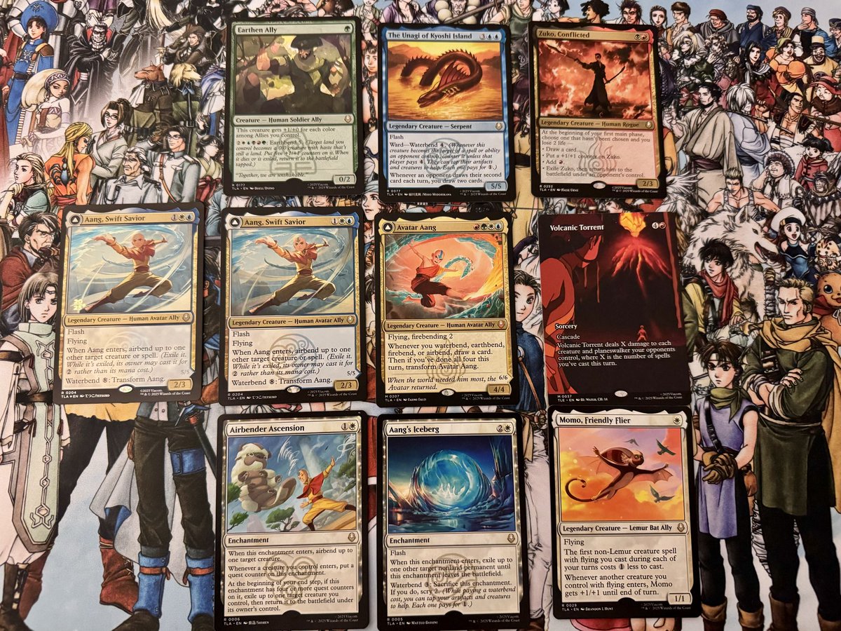 MTG x ATLA prize pack and prerelease pool pulls. My prize pack with the mythic Badgermole delivered! #MTGxATLA