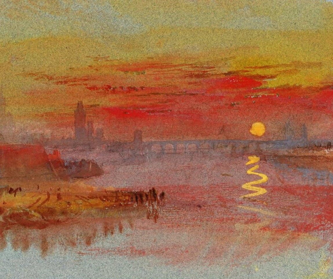 impression_ists's tweet image. Monet&apos;s Sunrise (1872)
Turner&apos;s Sunset (1840)
