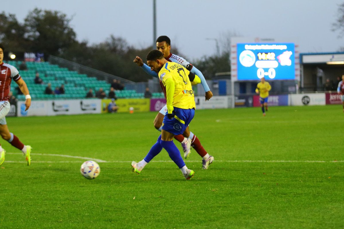SolihullMoors's tweet photo. Sinclair puts us in the lead😮‍💨 https://t.co/mEgtoqeVA9
