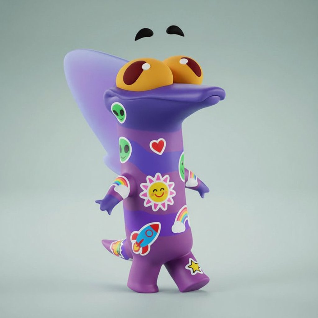 what happens when my 3 year old son gets ahold of my pet snarl😭

stickers all over my guy

shoutout to <a href="/silpa_sol/">SOLAR GUY</a> for all the dope editz of <a href="/Claynosaurz/">Claynosaurz</a>