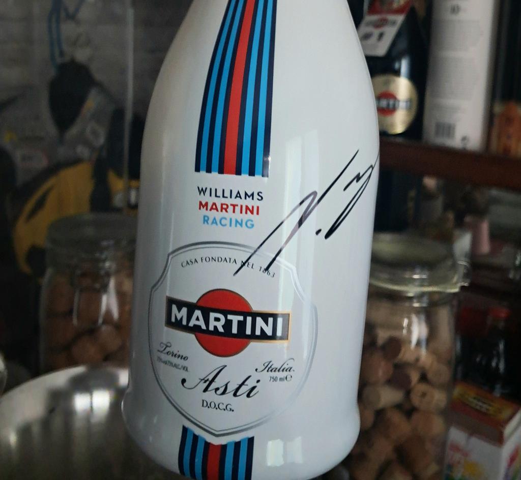 SaariJarno's tweet image. My memorabilia collection includes mainly #WRC stuff but now I couldn&apos;t resist these #MartiniRacing stripes!