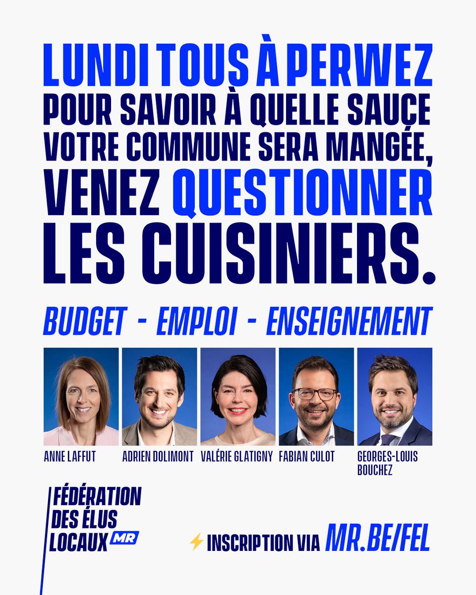 MR_officiel's tweet image. 📉 Les réformes budgétaires en Wallonie et en Fédération Wallonie-Bruxelles auront un impact direct sur la gestion communale, les finances locales et les marges de manœuvre de nos élus.

💬 Ce lundi 17 novembre à Perwez, la Présidente Anne Laffut et la Vice-Présidente de la…