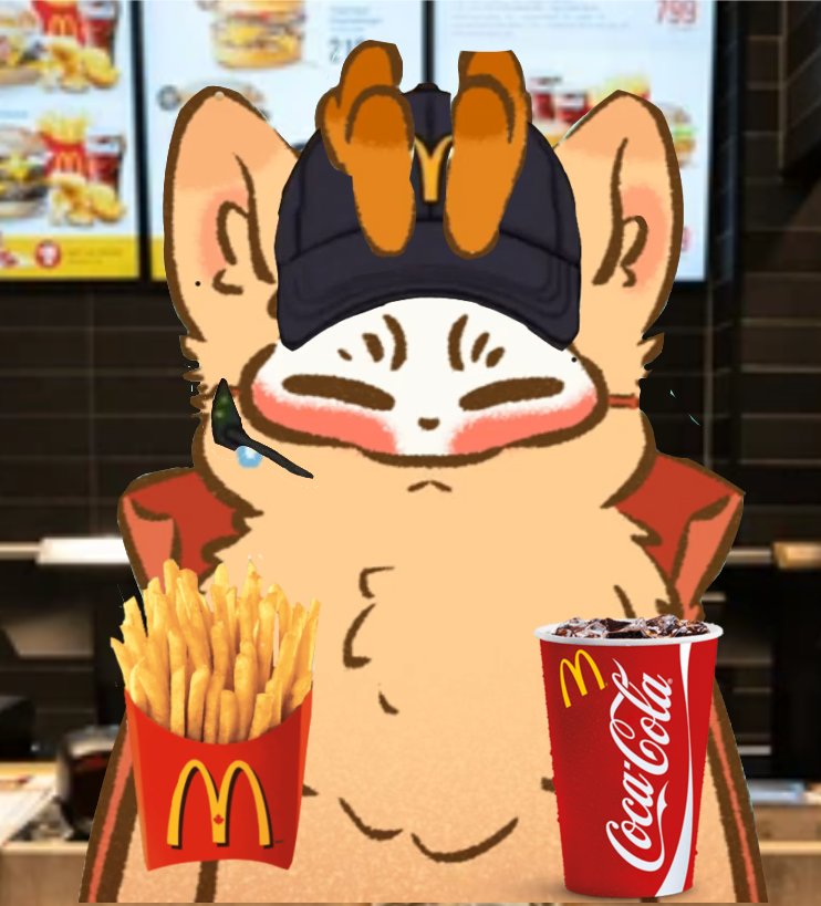 Bro dame 2 de papa 5 de carne y 5 de pollo y 3 de papa  #Sibuxiang #sibu #mcdonalds #MCD #atencion #soda #furry #job #workaplicatio