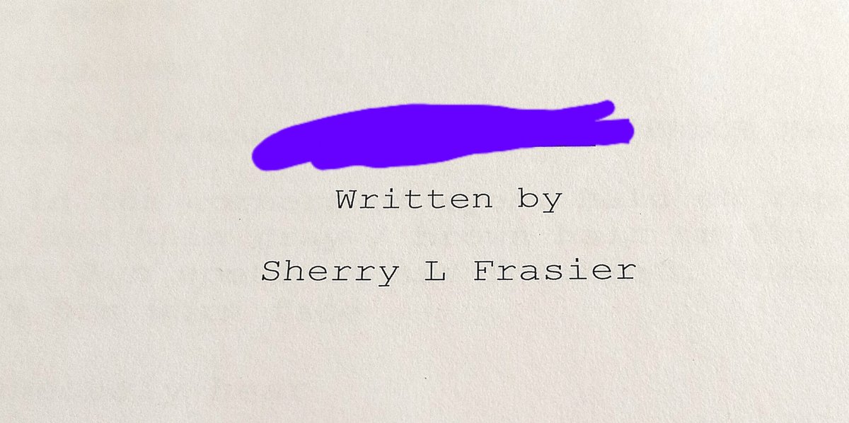 SherryFrasier13's tweet image. Day 4 of 7 of letting my #screenplay rest before I start edits. You didn&apos;t know this was a thing? It is! Find this advice and more if you&apos;re serious about #screenwriting in @scriptcat &apos;s book available on Amazon.