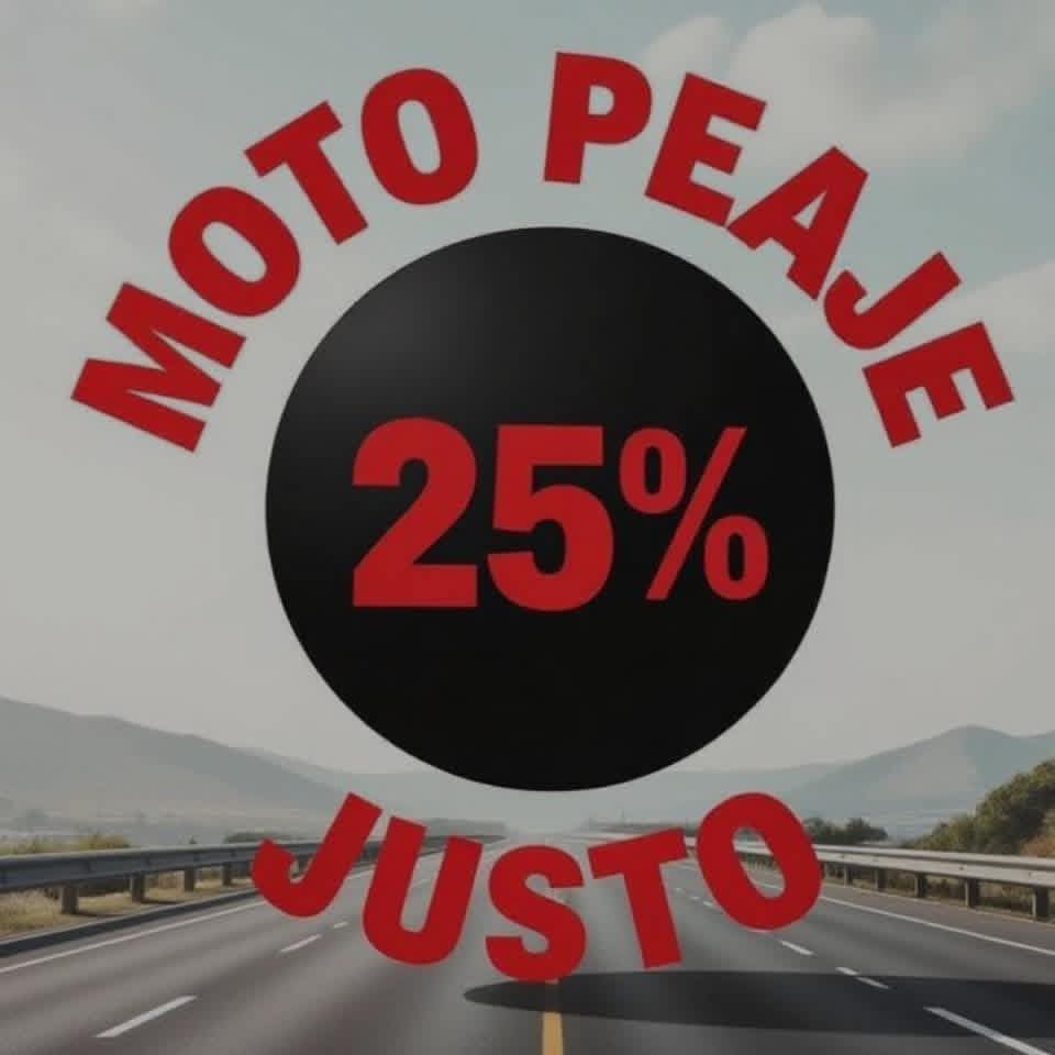 El motociclismo prepara movilización el  7 de Diciembre en casetas de todo el país buscando un #MotoPeajeJusto Ya hay iniciativa en <a href="/Mx_Diputados/">H. Cámara de Diputados</a> y buscamos su apoyo <a href="/CarlosLoret/">Carlos Loret de Mola</a> para lograr la reducción en función del menor peso y desgaste. #MotoPeaje25% <a href="/FNRCCM/">Federación Nacional Rodando y Creando Cultura</a> <a href="/motolatino/">@motolatino</a>