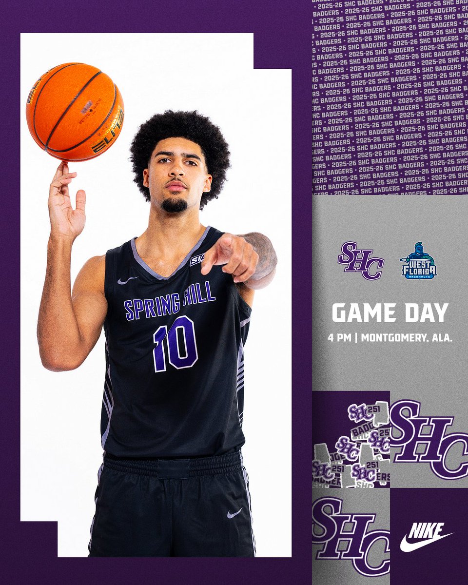 𝐆𝐚𝐦𝐞 𝐃𝐚𝐲

🆚 West Florida
⏰ 4 p.m.
🏟️ AUM Athletics Complex
📊 bit.ly/3LBPf7u

#HillYeah