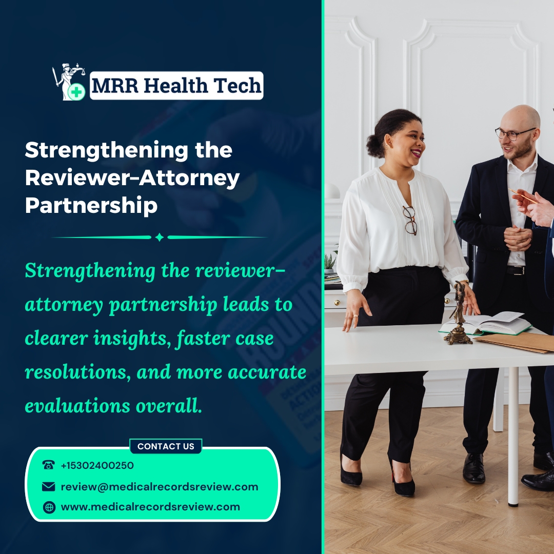 MrrHealthtech23's tweet image. Stronger cases start with stronger collaboration. Set clear expectations, share case goals early, and keep communication open to build a #reviewer–attorneypartnership that boosts accuracy and speed.

#LegalWorkflow #CasePreparation