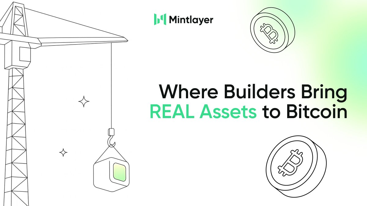 mintlayer's tweet image. Real progress in this industry comes from those who build systems that connect blockchain tech with real, tangible value.

Mintlayer.com gives builders the tools to bring real-world assets onto $BTC in a way that feels practical, transparent, and scalable. Instead of…