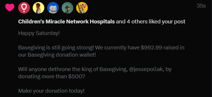 BurgersOnBase's tweet photo. $BURGERS is THE charity coin of the Base chain

🍔 is coded

Happy #Basegiving fam https://t.co/ShVJCpBM2Y