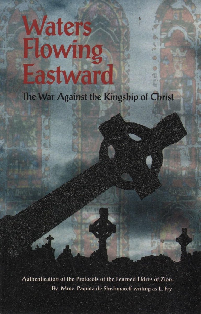 <a href="/LostMyHats/">JD™</a> Take the time to read the book "Waters Flowing Eastward: The War Against the Kingship of Christ" (1931) by Louise A. Chandor, writing under pseudonym Leslie Fry.

It's well worth it; you'll get what I mean when you look at much of their operating system.
archive.org/details/waters…