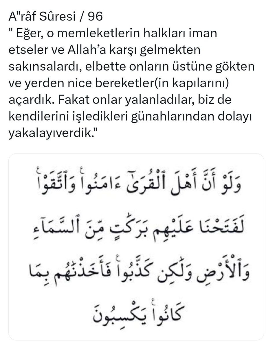 Bu günlerin özeti bir ayet . Allah sonumuzu hayretsin inşallah.Allah kalbi İslam'la olanı korusun.