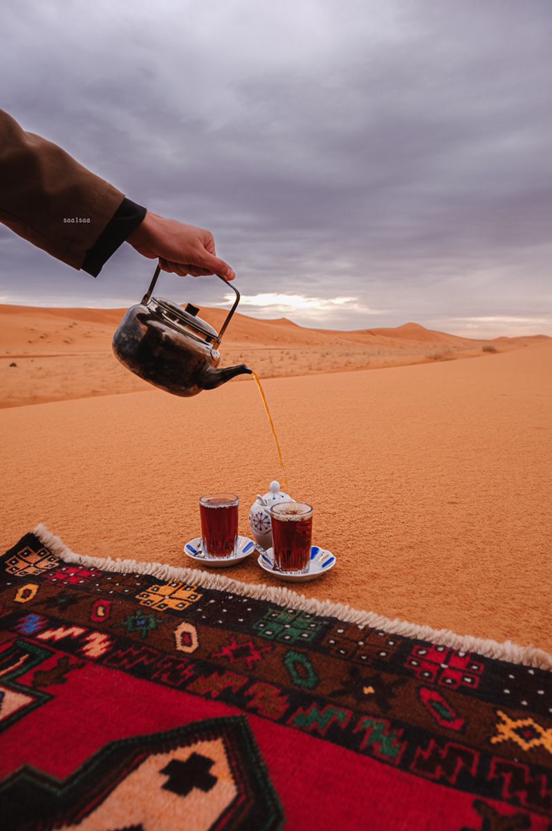 مع الشاي الموريتاني، كل لحظة تصبح لحظة دفء وراحة 🌿✨ #نكهات_موريتانية #tea_time #moments