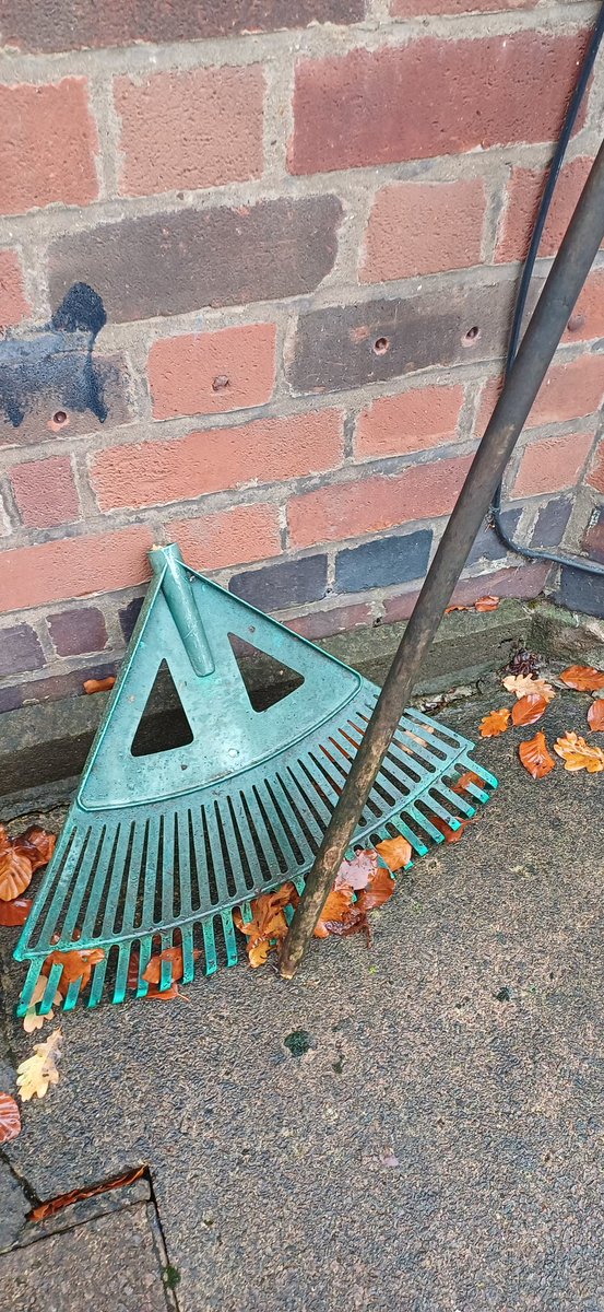 I've just lost a dear friend....!
Never moaned, swept millions of leaves and was in mid rake when..... oh, I can't bring myself to say it.....😭
#AutumnalColours