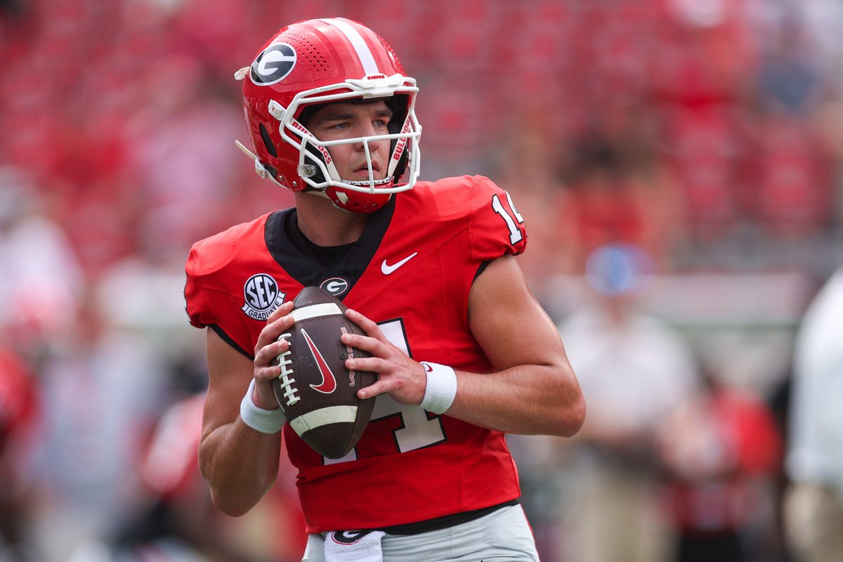 ReportBulldawg's tweet image. "You can measure a skill set, you can't measure a will set." - Tim Tebow on Gunner Stockton