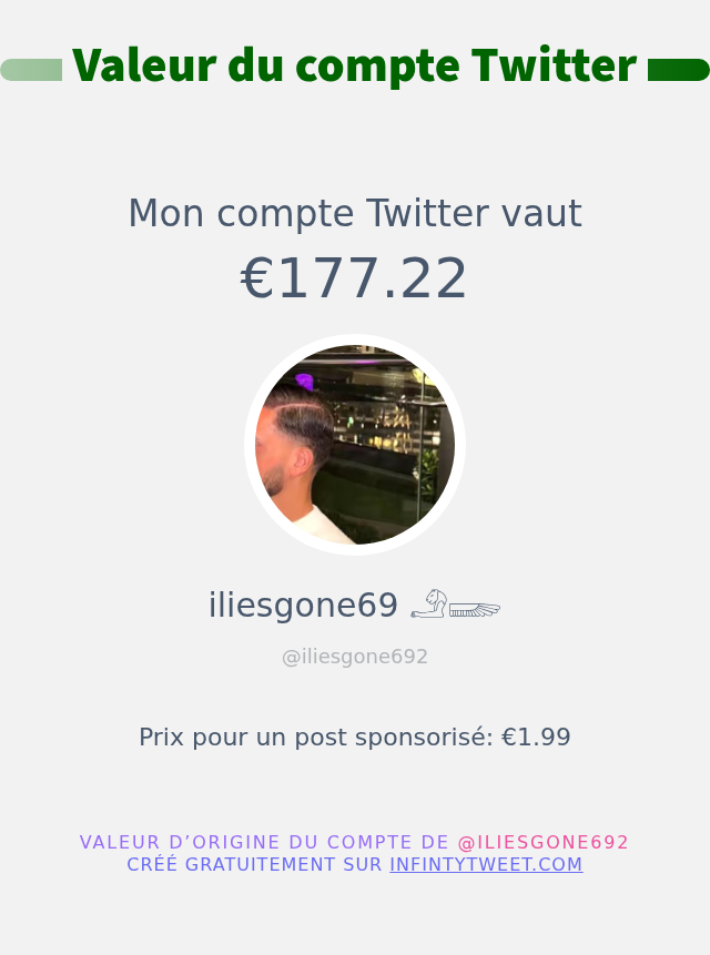 Mon twitter vaut: €177.22

➡️ infintytweet.me/account-worth?…
