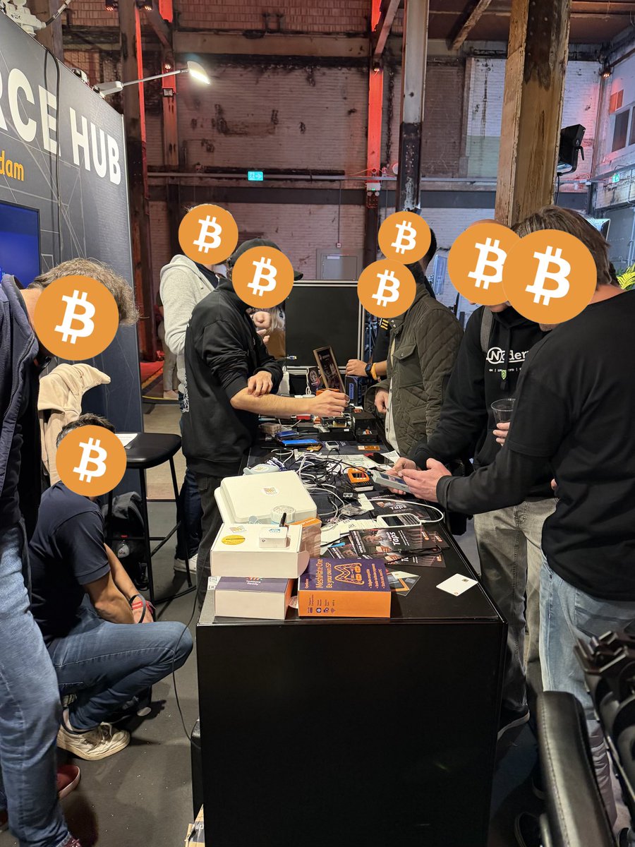 CodeOrangeDevs's tweet image. Open Source Hub at the @BitcoinConfEUR was the most cypherpunk corner of the entire conference. Kudos to the organisers 🙌