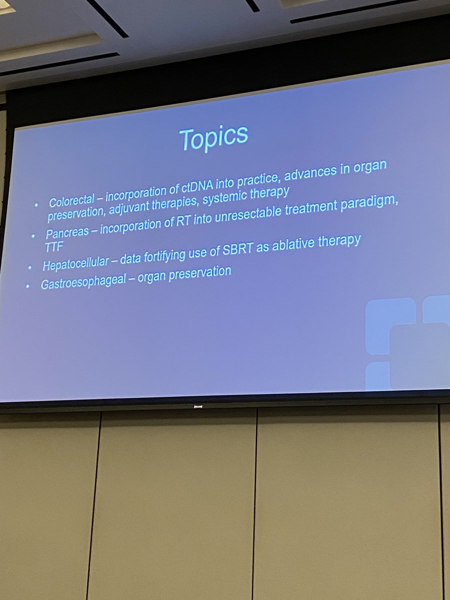 DrJohnSuh's tweet image. Outstanding talk by Dr. Erik Davies, PGY5 ⁦@CleClinicMD⁩ #radonc resident, on management of GI tumors during the 27th Annual Best of Radiation Oncology Update! Super proud that you will focus on GI tumors ⁦@DukeRadOnc⁩ next year! ⁦@ARRO_org⁩ #CleClinicCancer